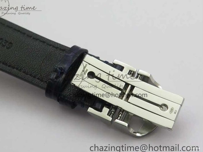 MIROTIME 0411 Packable Portuguese IW358304 ZF 1:1 Best Edition SS White Dial Blue Markers on Leather Strap A 7079